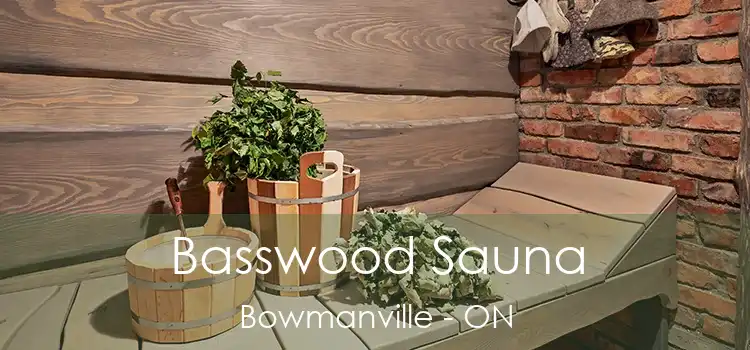  Basswood Sauna Bowmanville - ON