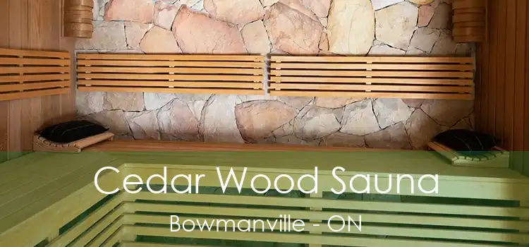  Cedar Wood Sauna Bowmanville - ON