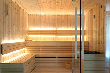 Modern Sauna Setup in Bowmanville, Ontario