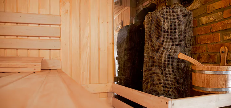 Hemlock Wood Sauna Renovation Services in Bowmanville, Ontario