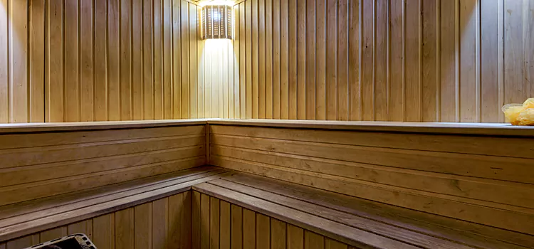 Modern Outdoor Sauna  Setup in Bowmanville, Ontario
