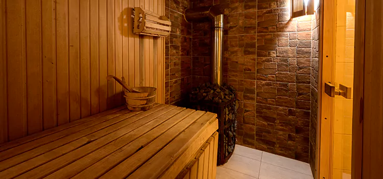 Traditional Sauna Cabin Conversion in Bowmanville, Ontario
