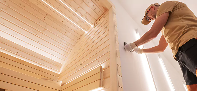 Luxury Spa-grade Sauna Setup in Bowmanville, Ontario