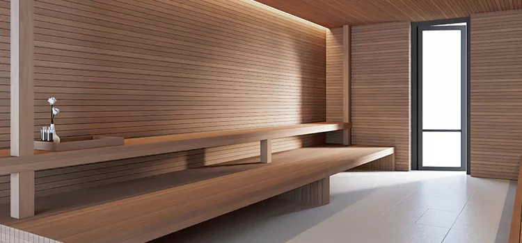 Spruce Wood Sauna Maintenance in Bowmanville, ON