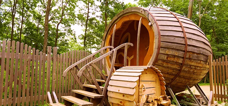 360° Panoramic Bubble Window Sauna Installation Services in Bowmanville, Ontario
