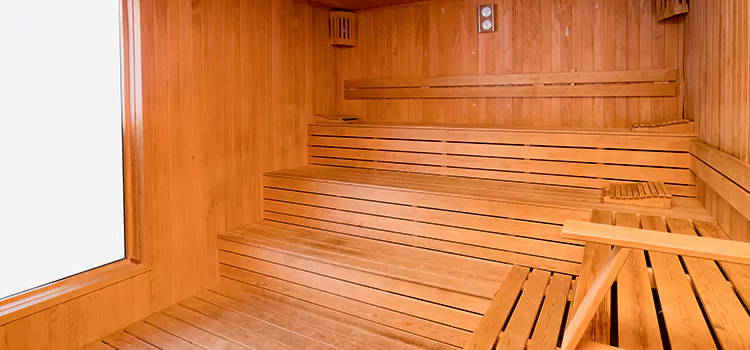 Custom Hemlock Wood Sauna Construction in Bowmanville, Ontario