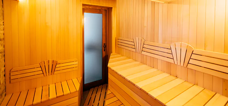 Old Cabin Conversion To Sauna in Bowmanville, Ontario