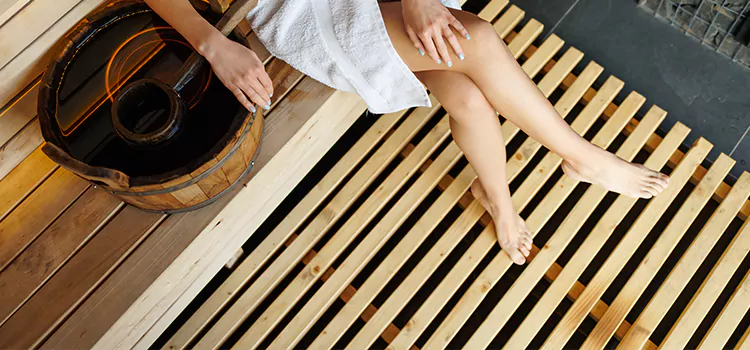 Composite Sauna Deck Installation in Bowmanville, ON