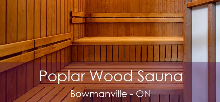 Poplar Wood Sauna Bowmanville - ON