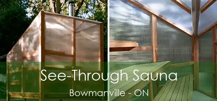  See-Through Sauna Bowmanville - ON